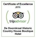 Tripadviser Certificate of Excellence 2016